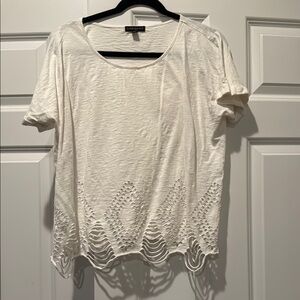 Torrid white Puff Sleeve Blouse with Boxy Fit